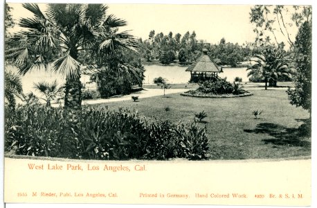 04939-Los Angeles-1903-West Lake Park Los Angeles-Brück & Sohn Kunstverlag