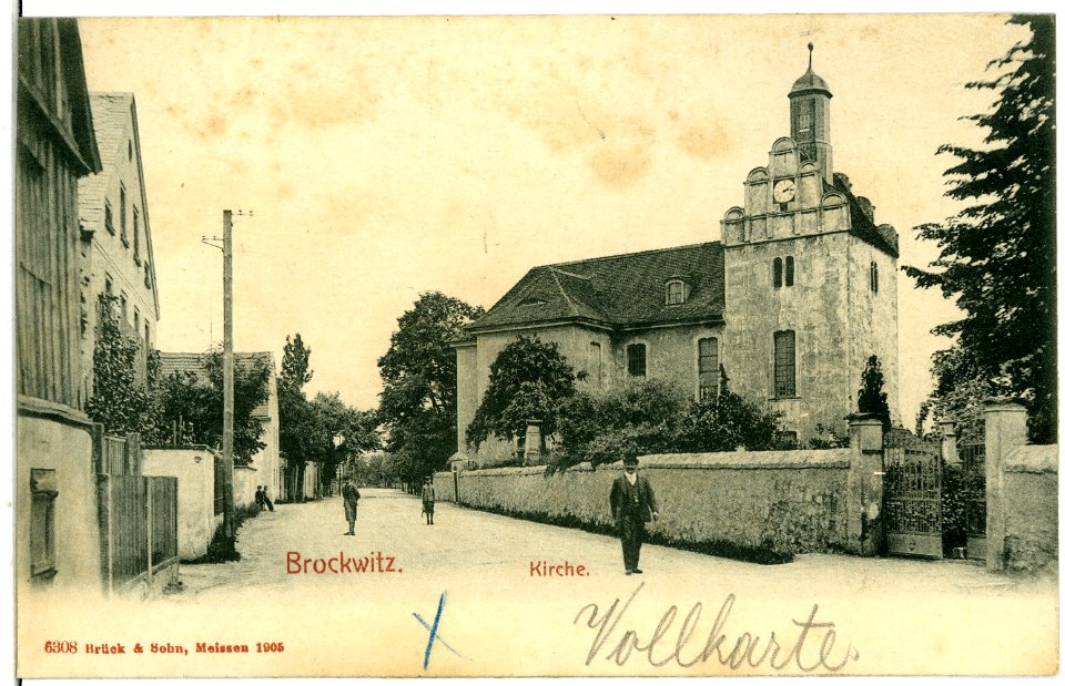 06308-Brockwitz-1905-Kirche-Brück & Sohn Kunstverlag