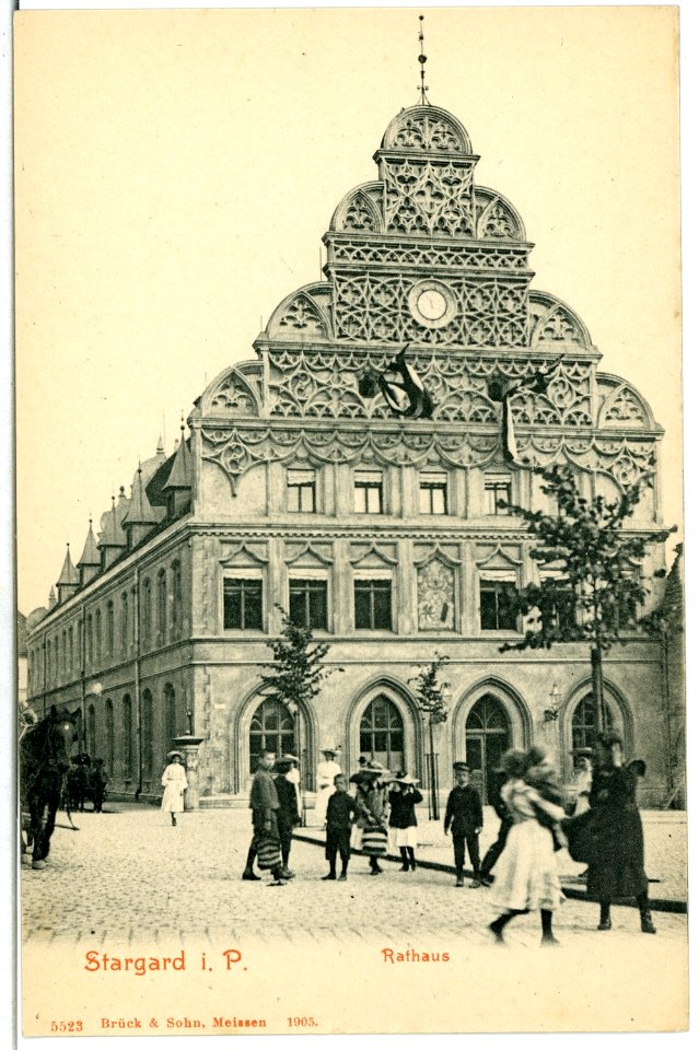 05523-Stargard-1904-Rathaus-Brück & Sohn Kunstverlag