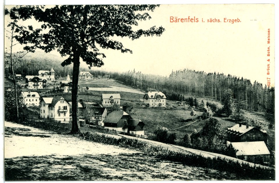 06317-Bärenfels-1905-Blick auf Bärenfels-Brück & Sohn Kunstverlag