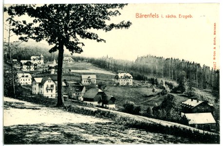 06317-Bärenfels-1905-Blick auf Bärenfels-Brück & Sohn Kunstverlag