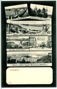 05647-Budapest-1904-Verschiedene Stadtansichten-Brück & Sohn Kunstverlag
