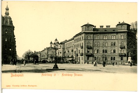 05066-Budapest-1904-Andrassy Straße-Brück & Sohn Kunstverlag