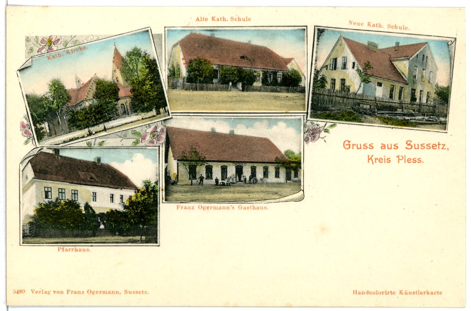 05489-Sussetz-1904-Verschiedene Ortsansichten-Brück & Sohn Kunstverlag