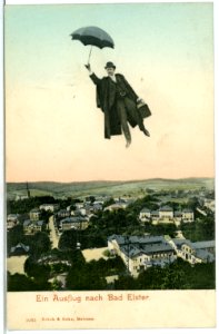 05035-Bad Elster-1904-Blick auf Bad Elster - Fliegender Mann-Brück & Sohn Kunstverlag