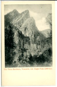 04930-Yosemite-1903-The Three Brothers-Brück & Sohn Kunstverlag