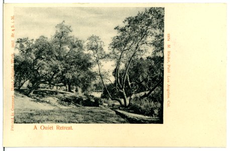 05057-Kalifornien-1904-A Ouiet Retreat-Brück & Sohn Kunstverlag