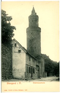 05528-Stargard-1904-Stadtmauerturm-Brück & Sohn Kunstverlag