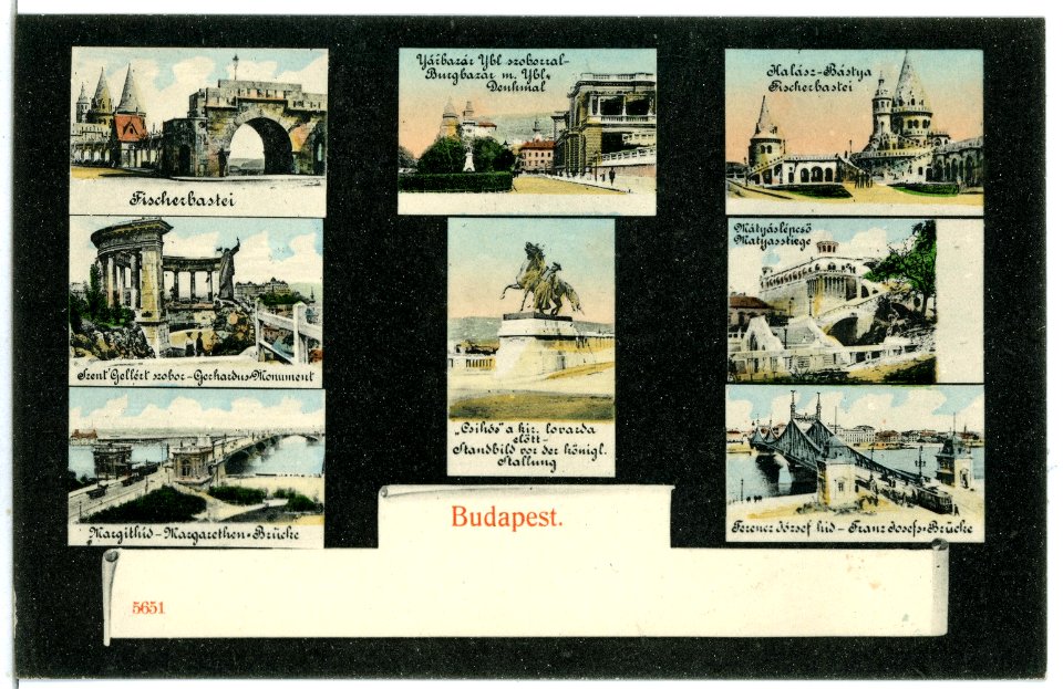 05651-Budapest-1904-Verschiedene Stadtansichten-Brück & Sohn Kunstverlag