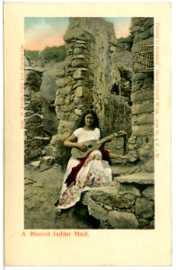 05092--1904-A Musical Indian Maid-Brück & Sohn Kunstverlag