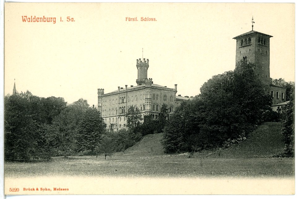 05220-Waldenburg-1904-Fürstliches Schloß-Brück & Sohn Kunstverlag
