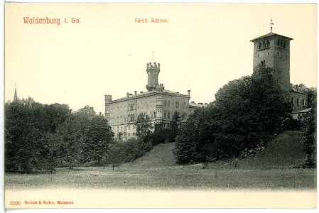 05220-Waldenburg-1904-Fürstliches Schloß-Brück & Sohn Kunstverlag