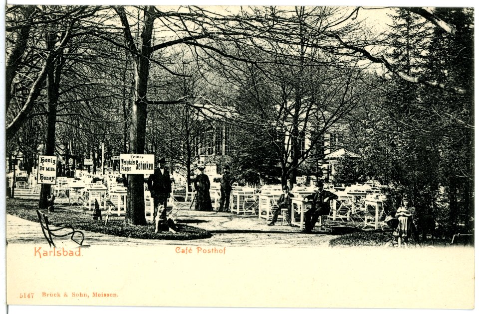 05147-Karlsbad-1904-Cafe Posthof-Brück & Sohn Kunstverlag