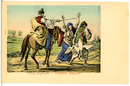 05535--1904-Tolvaj cziganyok - Diebische Zigeuner-Brück & Sohn Kunstverlag