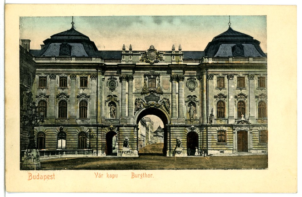 05429-Budapest-1904-Burgtor-Brück & Sohn Kunstverlag
