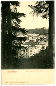 05192-Marienbad-1904-Blick von der Carolahöhe-Brück & Sohn Kunstverlag