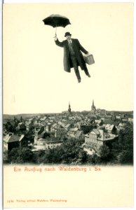 05196-Waldenburg-1904-Blick auf Waldenburg - Fliegender Mann-Brück & Sohn Kunstverlag