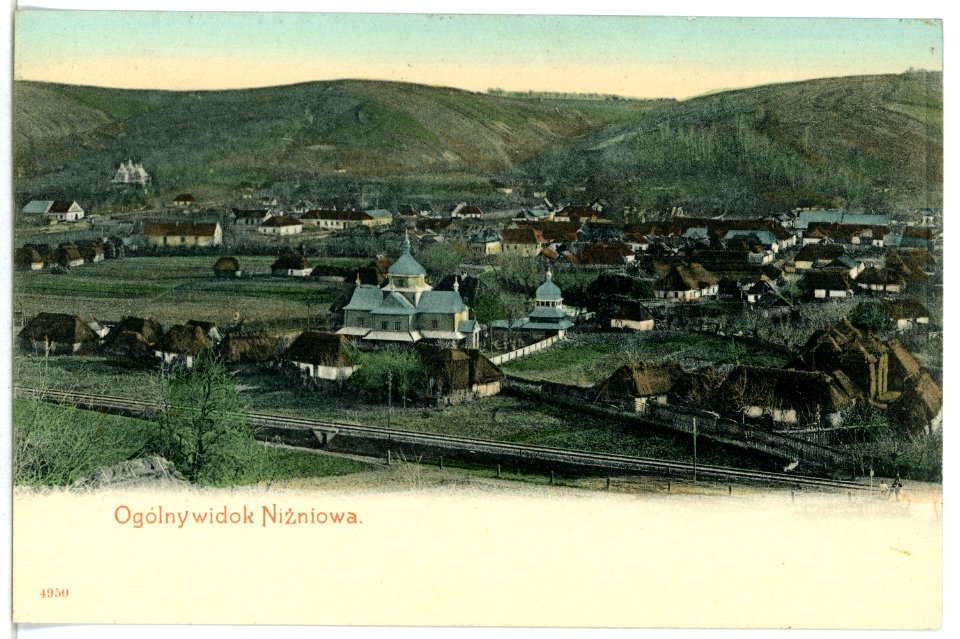 04950-Nizniowa-1903-Ogolny widok Nizniowa-Brück & Sohn Kunstverlag