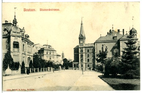 04994-Bautzen-1903-Bismarckstraße-Brück & Sohn Kunstverlag