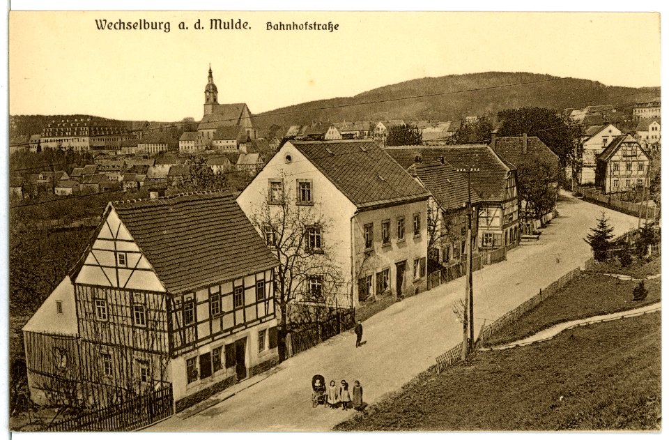05123-Wechselburg-1904-Bahnhofstraße-Brück & Sohn Kunstverlag