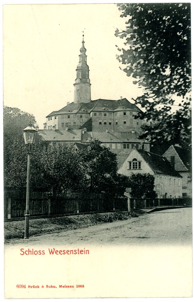 06094-Weesenstein-1905-Schloß-Brück & Sohn Kunstverlag
