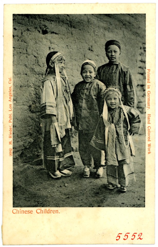05552--1904-Chinese Children-Brück & Sohn Kunstverlag