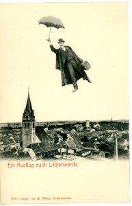 05005-Liebenwerda-1903-Blick auf Liebenwerda - Fliegender Mann-Brück & Sohn Kunstverlag