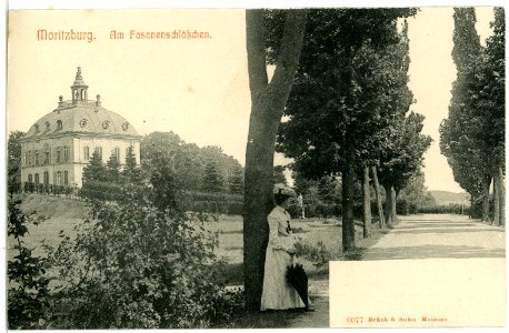 06077-Moritzburg-1905-Am Fasanenschlößchen-Brück & Sohn Kunstverlag