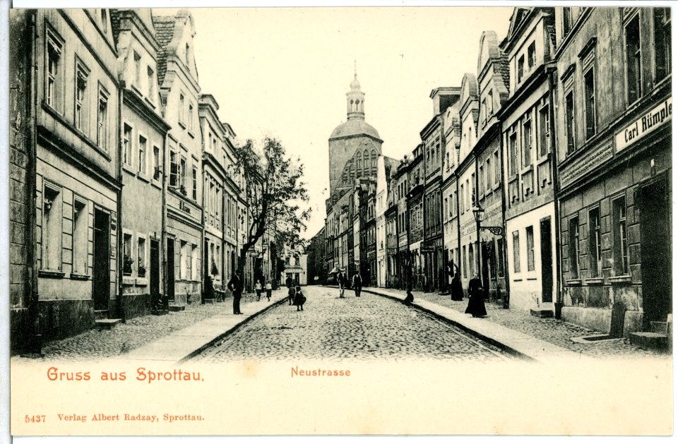 05437-Sprottau-1904-Neustraße-Brück & Sohn Kunstverlag