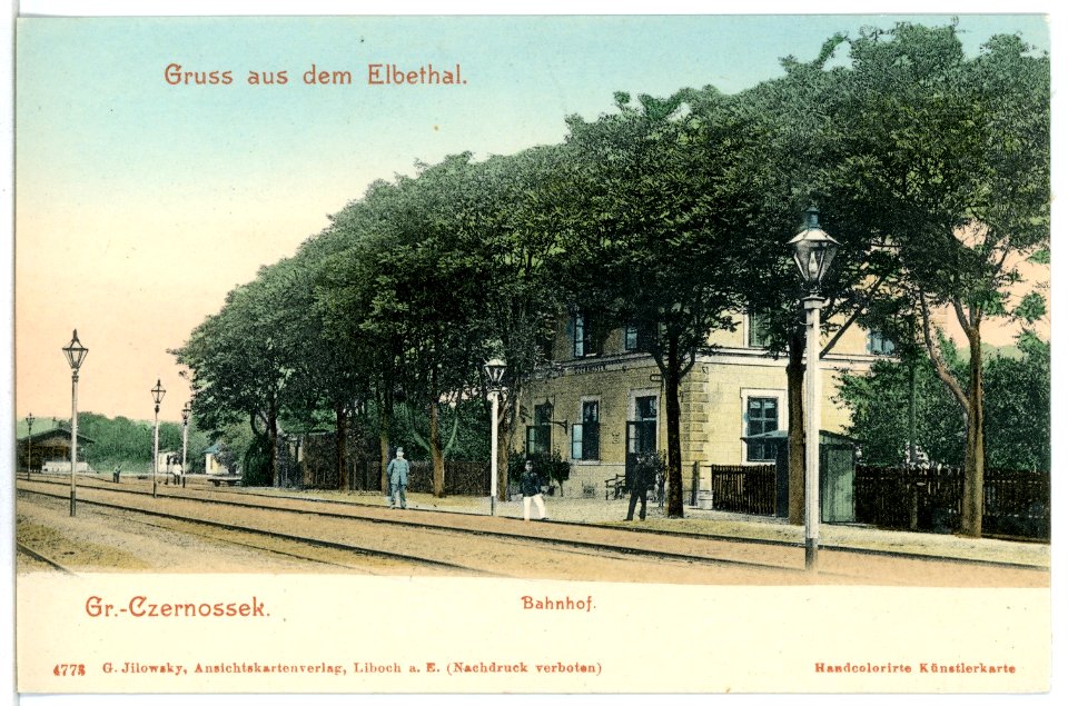 04773-Groß Czernossek-1903-Bahnhof-Brück & Sohn Kunstverlag