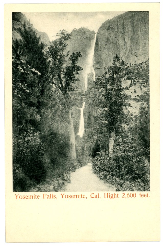 04929-Yosemite-1903-Yosemite Falls-Brück & Sohn Kunstverlag