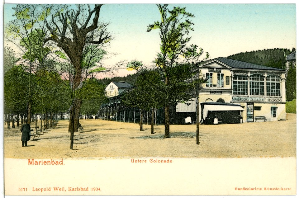 05171-Marienbad-1904-Untere Colonade-Brück & Sohn Kunstverlag