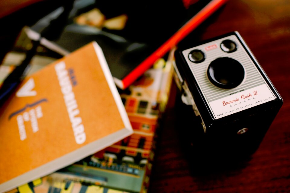 Brownie flash camera