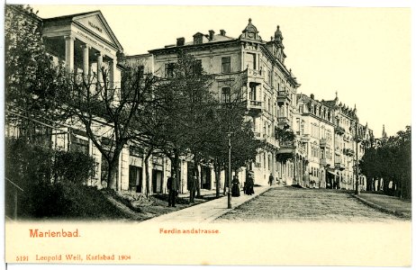 05191-Marienbad-1904-Ferdinandstraße-Brück & Sohn Kunstverlag