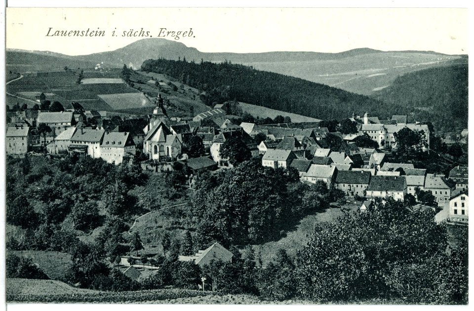 06072-Lauenstein-1905-Blick auf Lauenstein-Brück & Sohn Kunstverlag