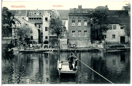 06171-Weißenfels-1905-Saalefähre-Brück & Sohn Kunstverlag