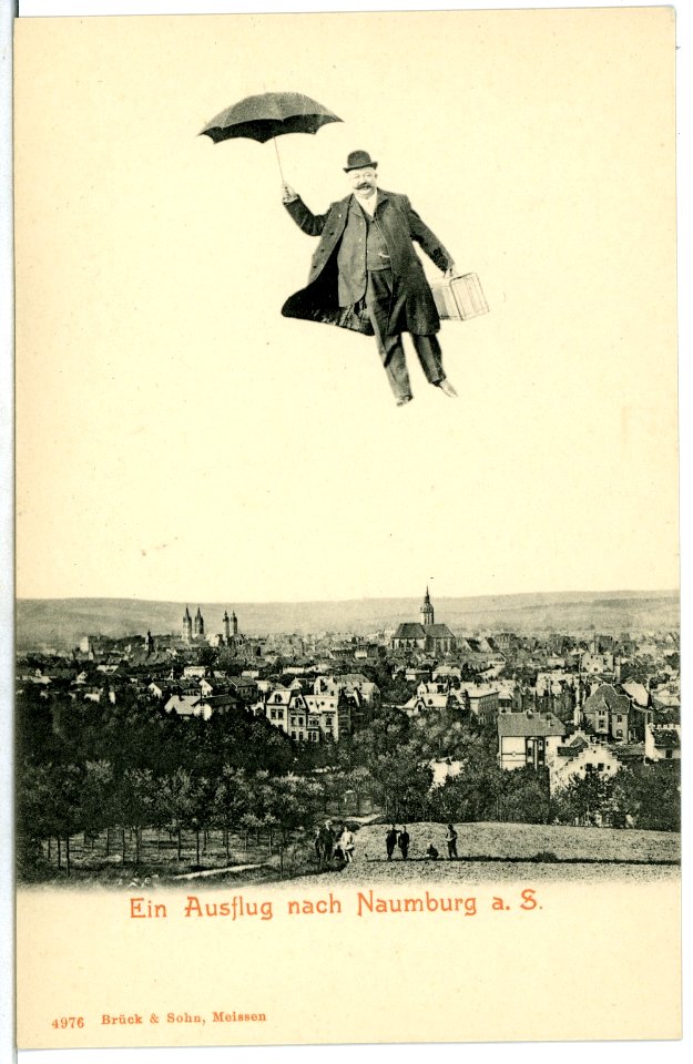 04976-Naumburg-1903-Blick über Naumburg - Fliegender Mann-Brück & Sohn Kunstverlag