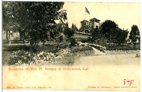 05491-Hollywood-1904-Residence of Wm. H. Hoegee-Brück & Sohn Kunstverlag