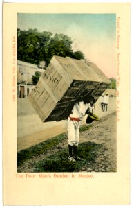 05093--1904-The Poor Mans Burden in Mexiko-Brück & Sohn Kunstverlag photo