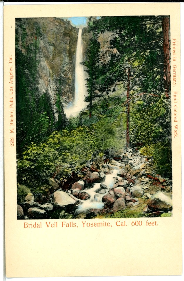04922-Yosemite-1903-Bridal Veil Falls-Brück & Sohn Kunstverlag