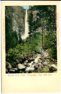 04922-Yosemite-1903-Bridal Veil Falls-Brück & Sohn Kunstverlag