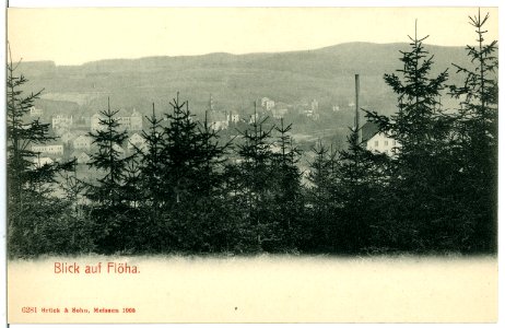 06281-Flöha-1905-Blick auf Flöha-Brück & Sohn Kunstverlag