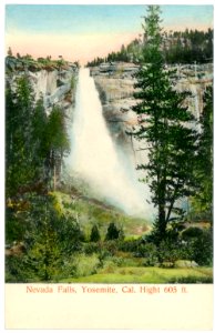 04931-Yosemite-1903-Nevada Falls-Brück & Sohn Kunstverlag