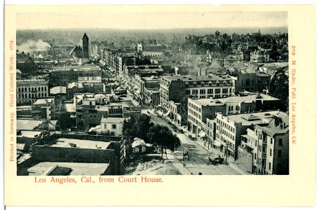 04763-Los Angeles-1903-from Court House-Brück & Sohn Kunstverlag photo