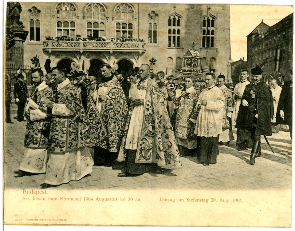05422-Budapest-1904-Umzug am Stefanstag 20. August 1904-Brück & Sohn Kunstverlag