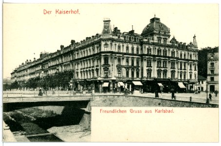 06024-Karlsbad-1905-Elisabethquai - Kaiserhof-Brück & Sohn Kunstverlag