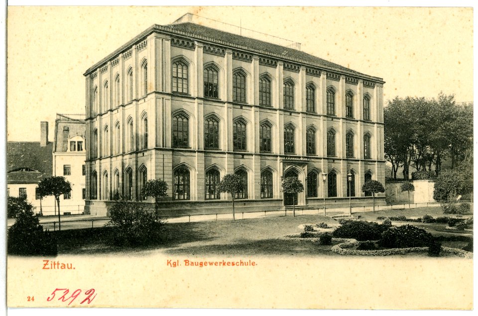 05292-Zittau-1904-Königliche Baugewerkeschule-Brück & Sohn Kunstverlag