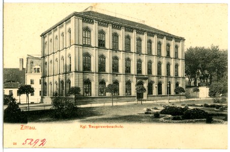 05292-Zittau-1904-Königliche Baugewerkeschule-Brück & Sohn Kunstverlag