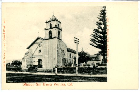 04911-S. Buena Ventura-1903-Mission San Buena Ventura-Brück & Sohn Kunstverlag