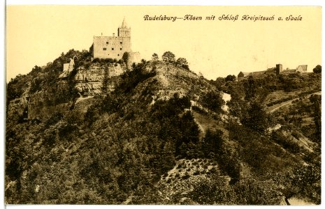 06137-Rudelsburg-1905-Rudelsburg mit Schloß Kreipitzsch-Brück & Sohn Kunstverlag